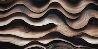 Wood Wall Rustic Waves Organic Layers wallpaper