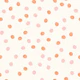 Modern Scribble Dots Peach and Blush Big