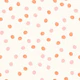 Modern Scribble Dots Peach and Blush
