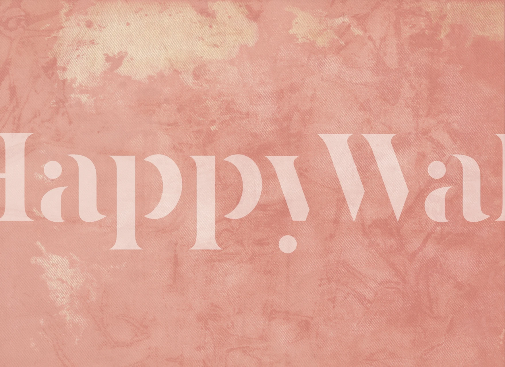 Dusty Pink Concrete Wash wallpaper in a room