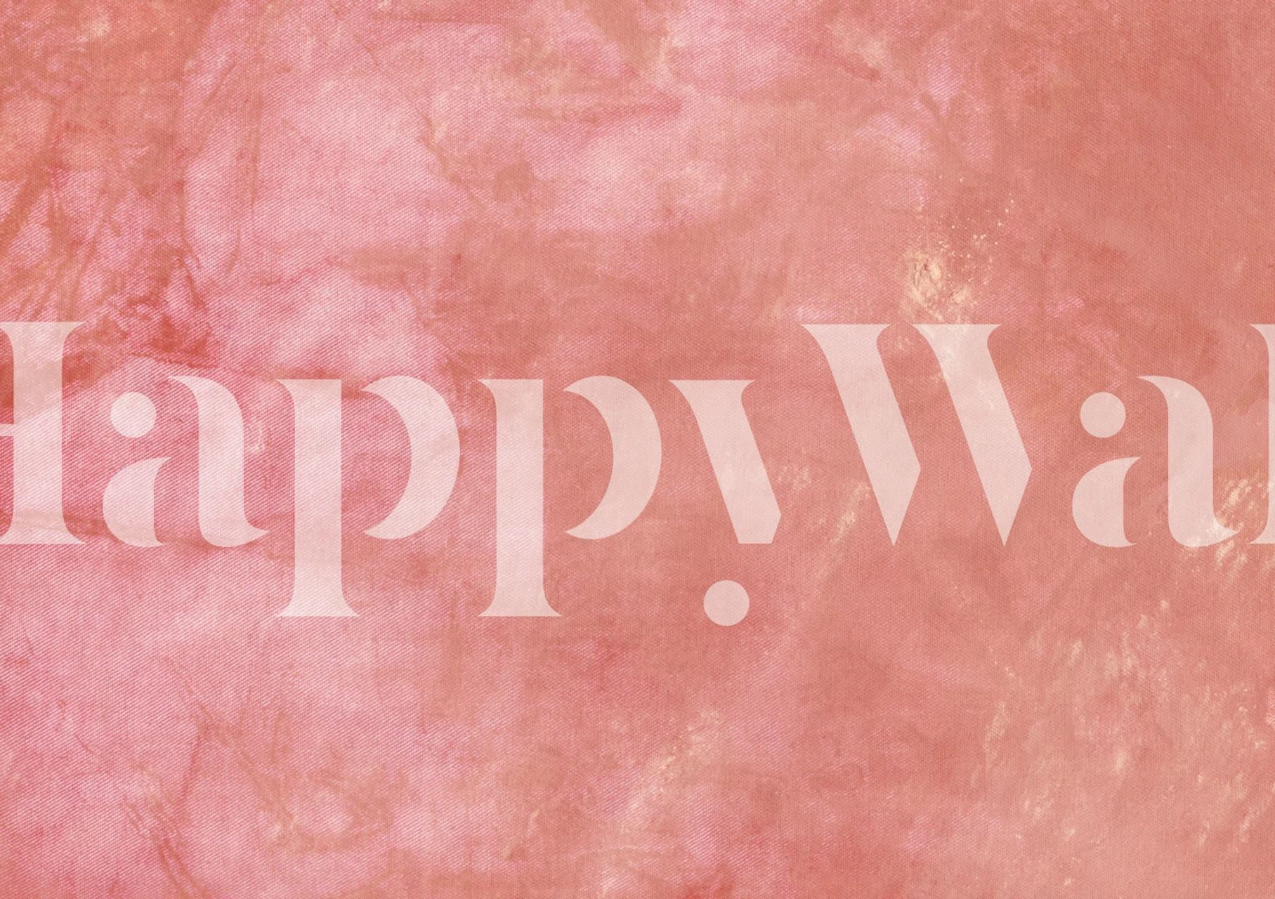 Papel de parede Pink Cloudy Ombre Wash em um cômodo