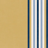 Coastal Cabana Ticking Stripe Beige Ochre wallpaper