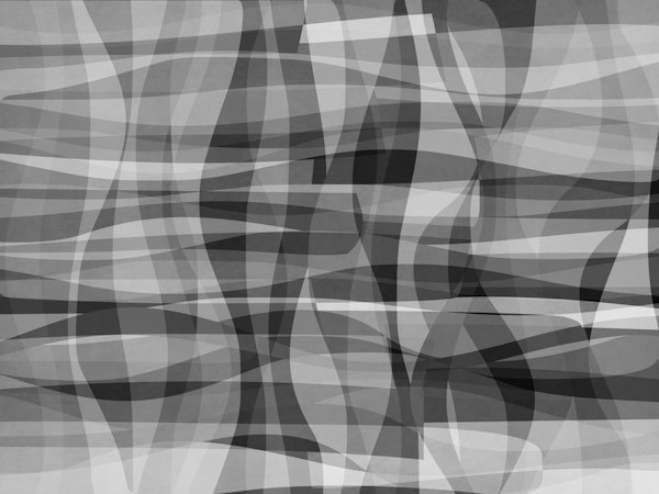 Monochrome Abstract Overlap