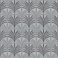 Art Deco Palm Fan Repeat wallpaper