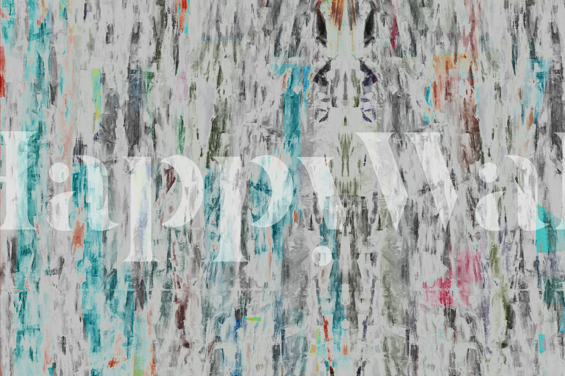 Painterly Concrete Fade tapet i et rum