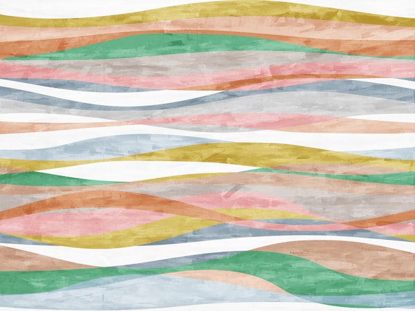 Colorful Waves and Green