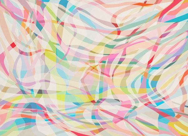 Abstract Pastel Streamlines
