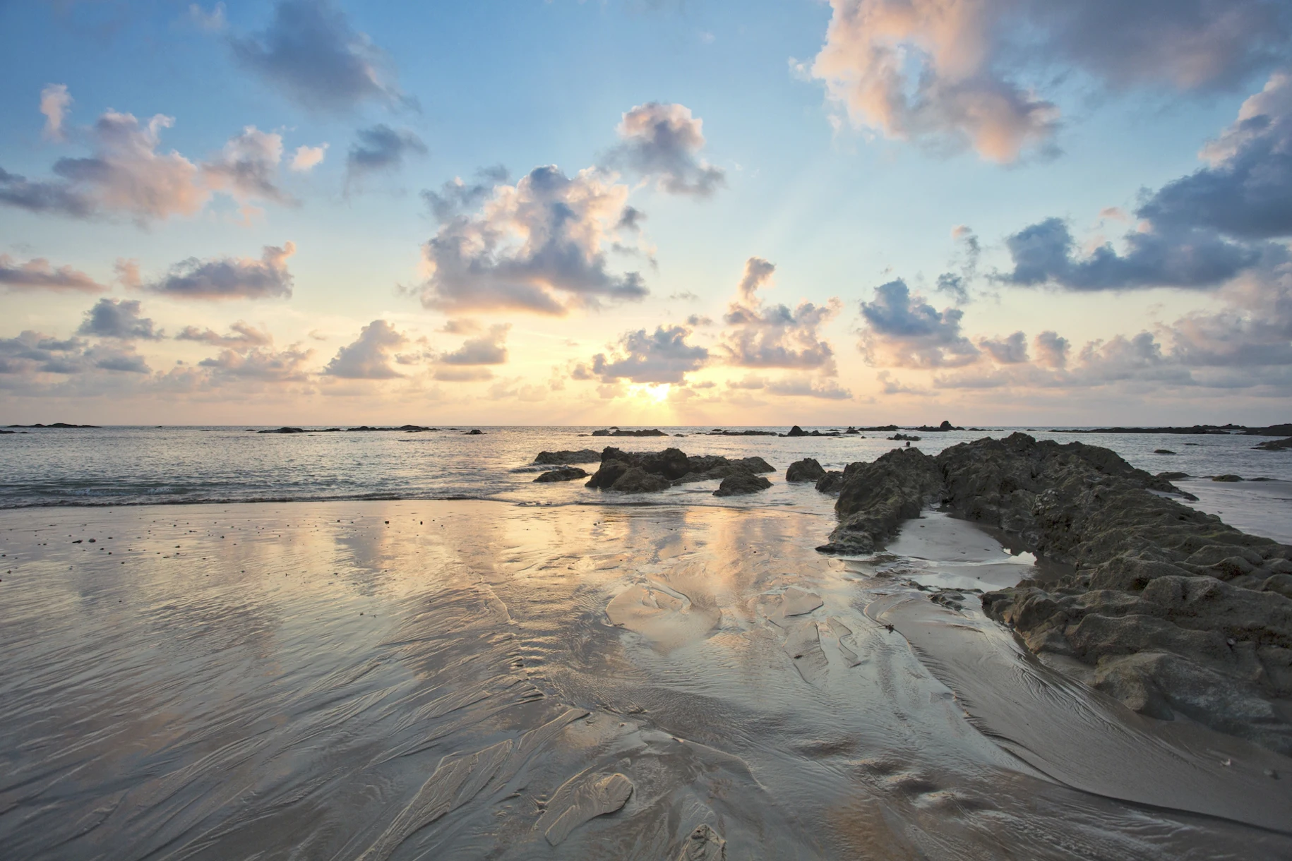 "Thailand Beach Sundown Wallpaper Happywall"