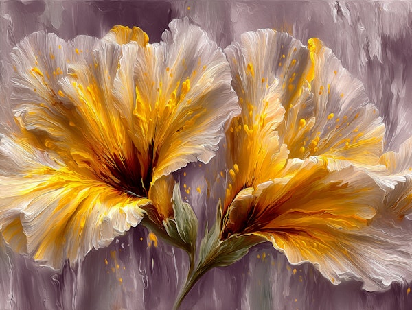 Golden Hibiscus Bloom