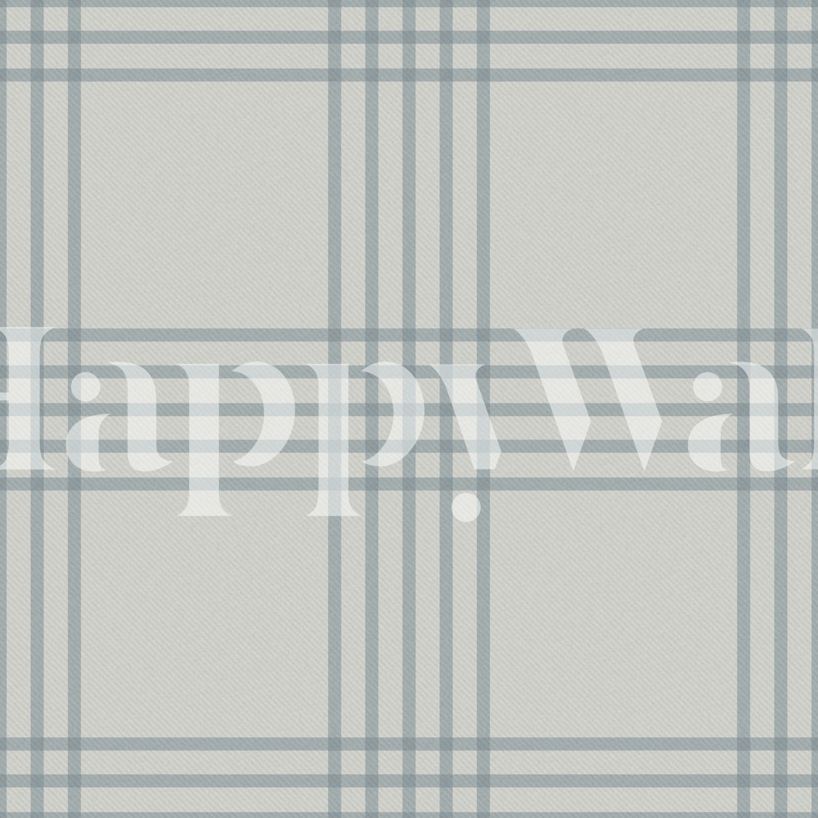 Classic Blue Gray Windowpane - happywall.com
