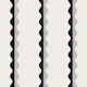 Retro Wavy Stripes Black and Blue Grey