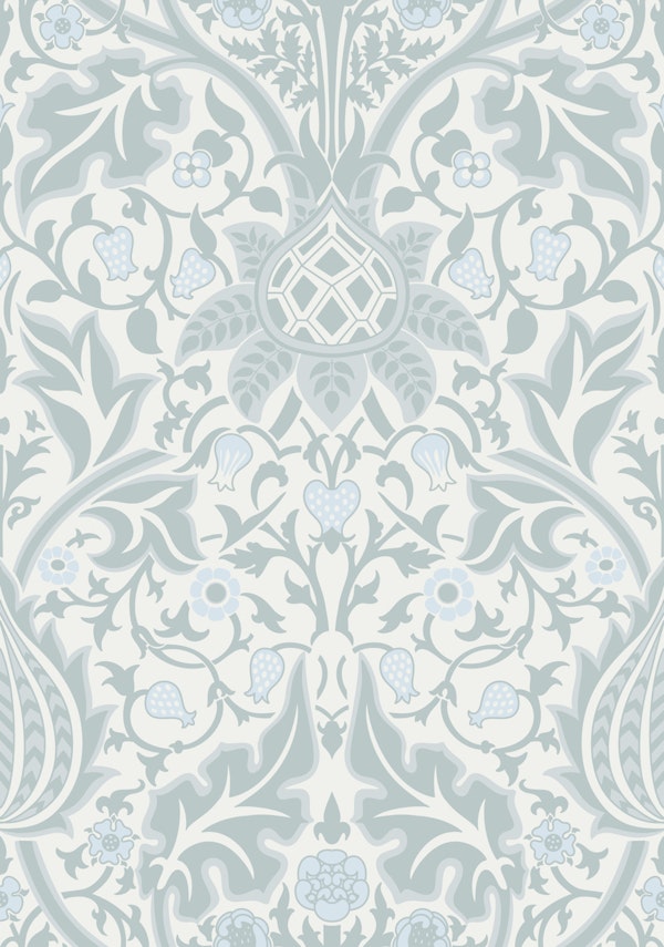 Victorian Brocatel - Sage Green