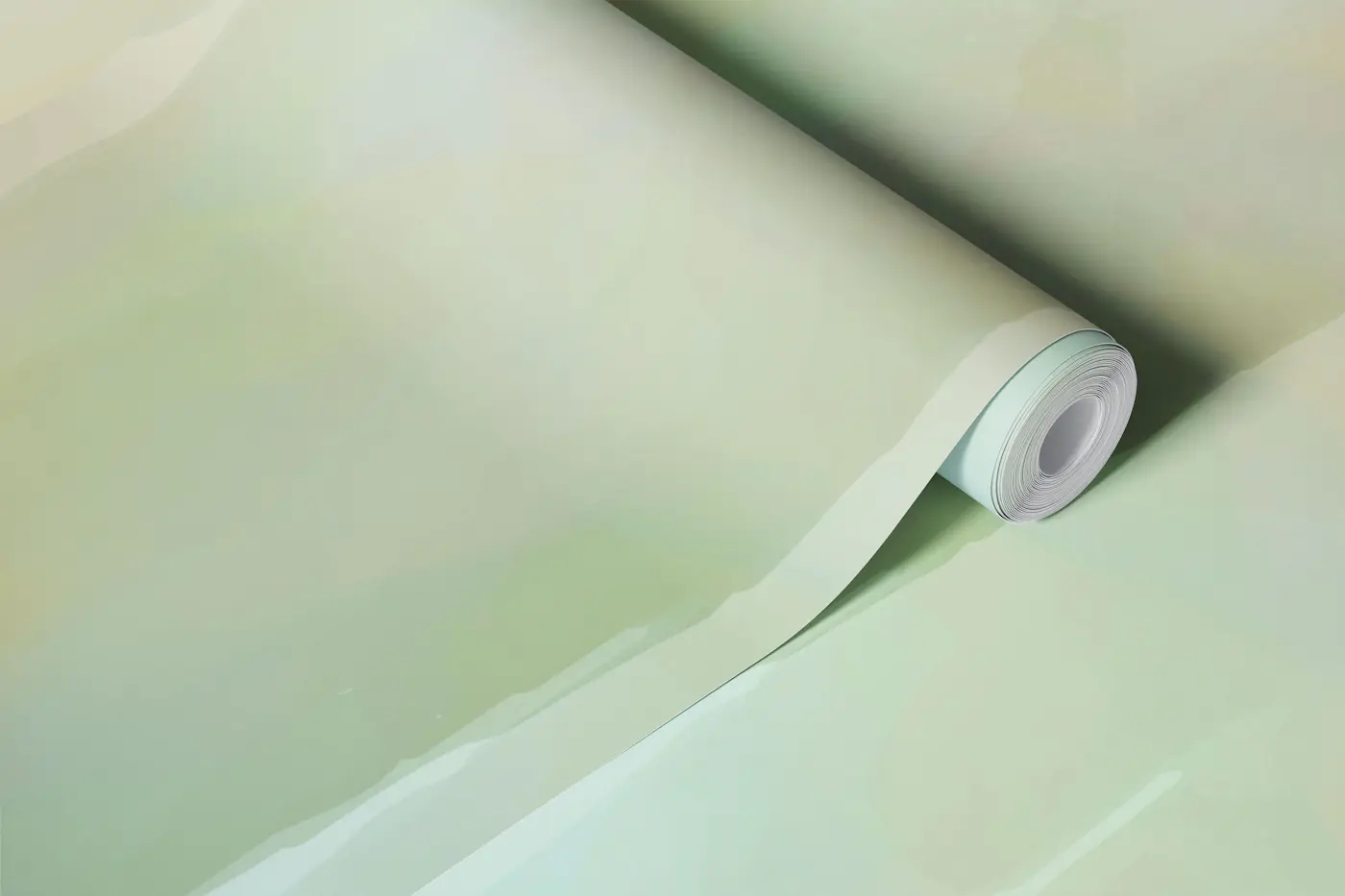 Mint Fog Abstract Wash wallpaper roll