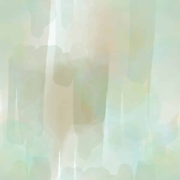 Mint Fog Abstract Wash