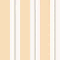 Ivory and Creamy Apricot Regency Stripes wallpaper