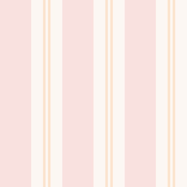 Blush and Cream Regency Stripe Minimal