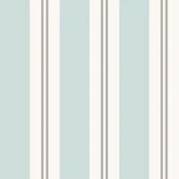 Aqua Mint Vertical Regency Stripes wallpaper