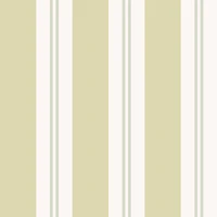 Soft Sage and Cream Regency Striped wallpaper
