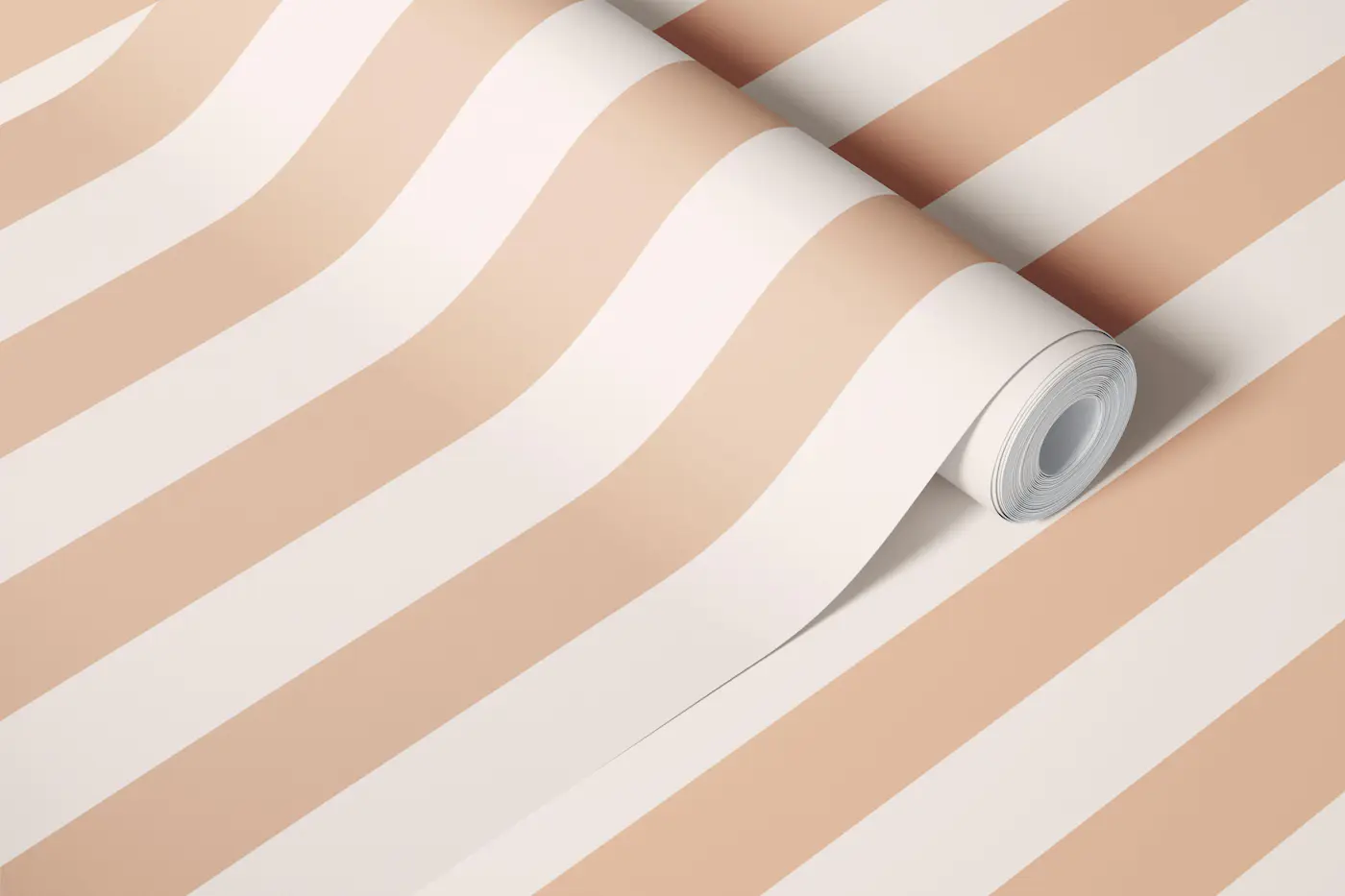 Scandinavian Neutral Stripes wallpaper roll