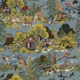 Rustic Hunting Cabin Forest Landscape