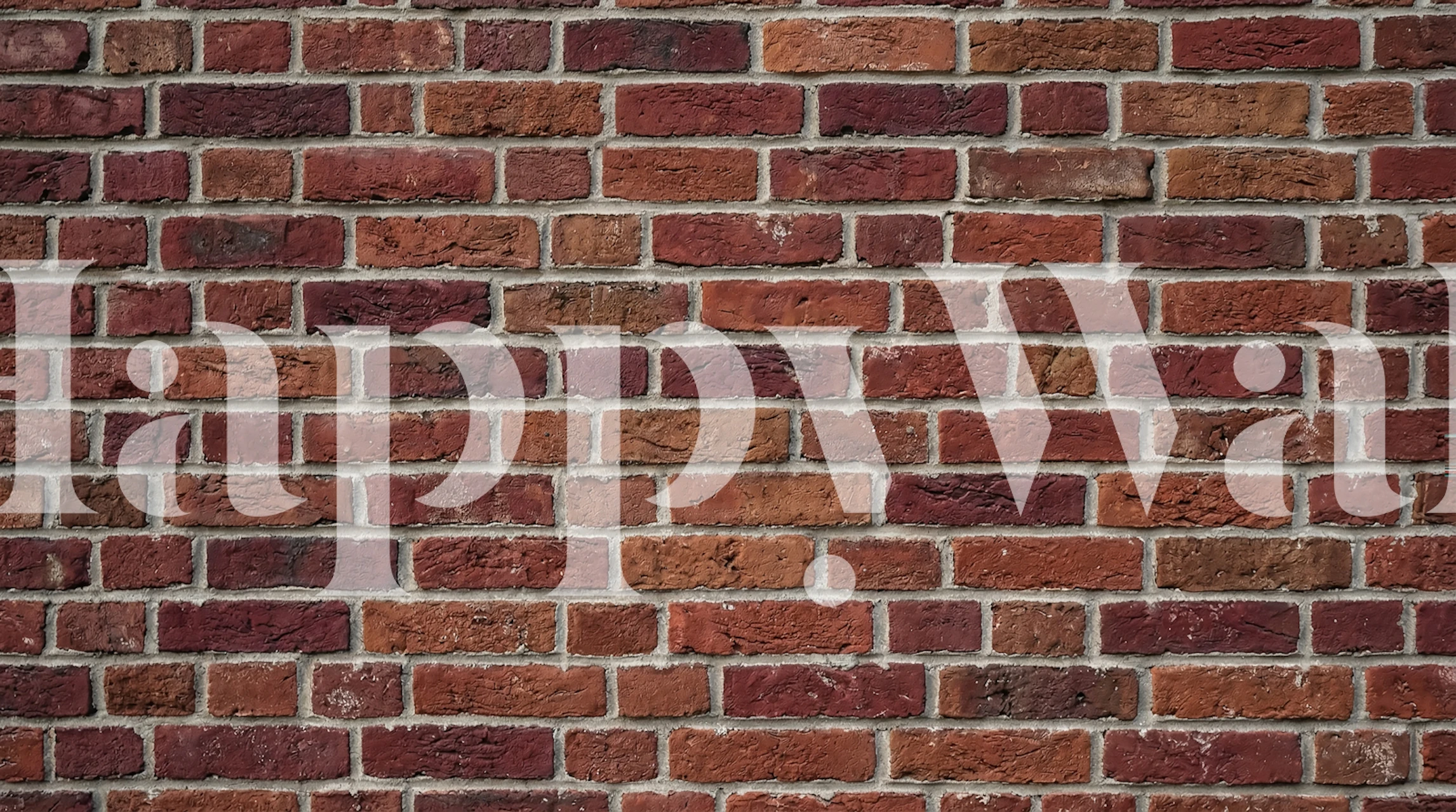 Papier peint Rustic Brick Texture dans une pièce