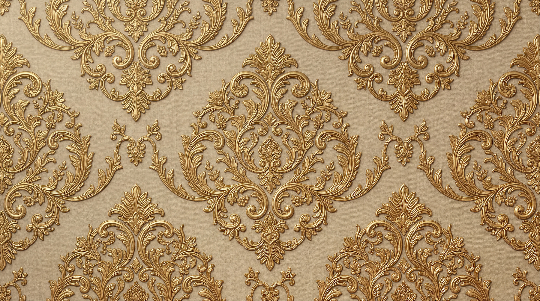 Gilded Grandeur Pattern Wallpaper