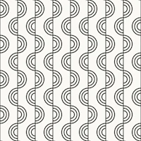 Black Stripes Arch Lines Pattern wallpaper