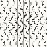 Black Stripes Arch Lines Horizontal Pattern wallpaper