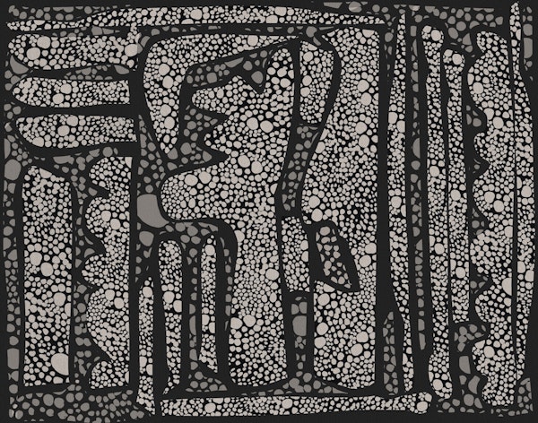 Monochrome Pebble Mosaic