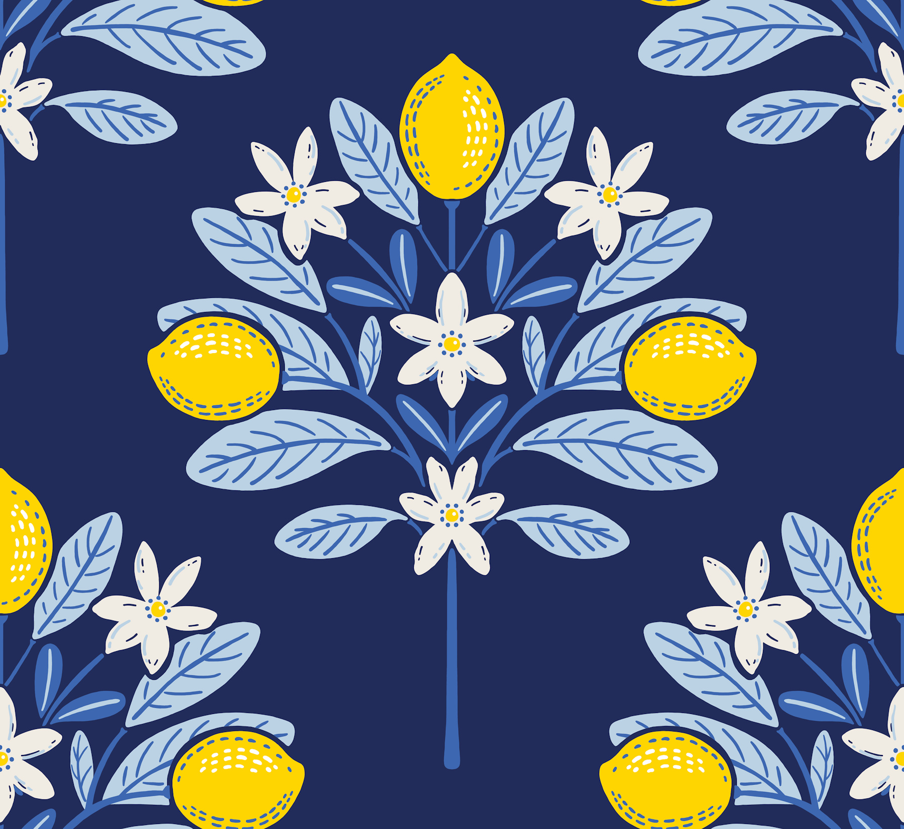 Lemon Tree Wallpaper | Happywall.com