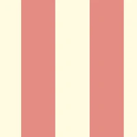 Awning stripe coral pink and warm white tapete