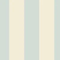 Awning stripe icy blue and cream vintage tapete