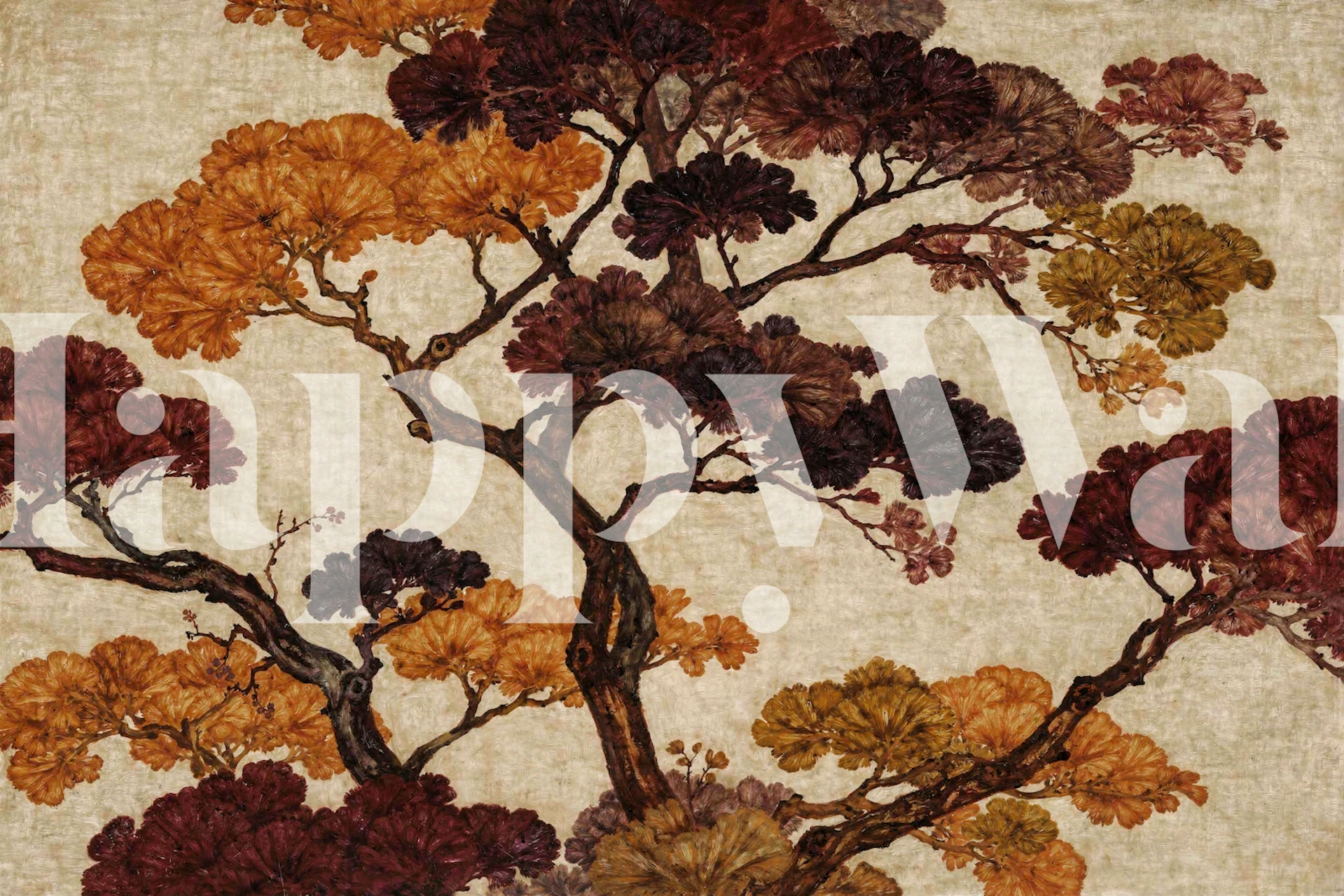 Japanese Canopy Tree Oasis tapet i et rom