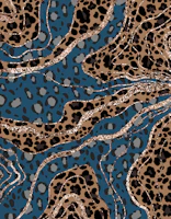 Leo Animal Print Glitter Glam 1 wallpaper