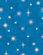 Golden Stars on Deep Blue