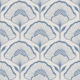 Dusty blue ginkgo leaves shaped flowers