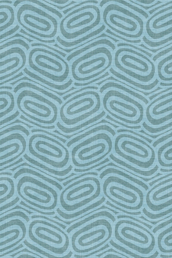 Textured Cocoon Links in Soft Blue Green