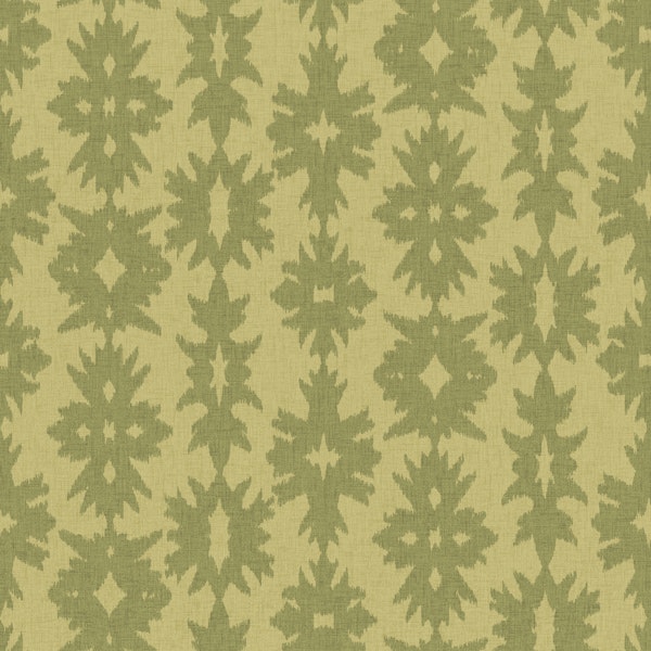 boho ikat - vintage green