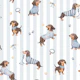 Doxie Pups - blue stripes dachshund