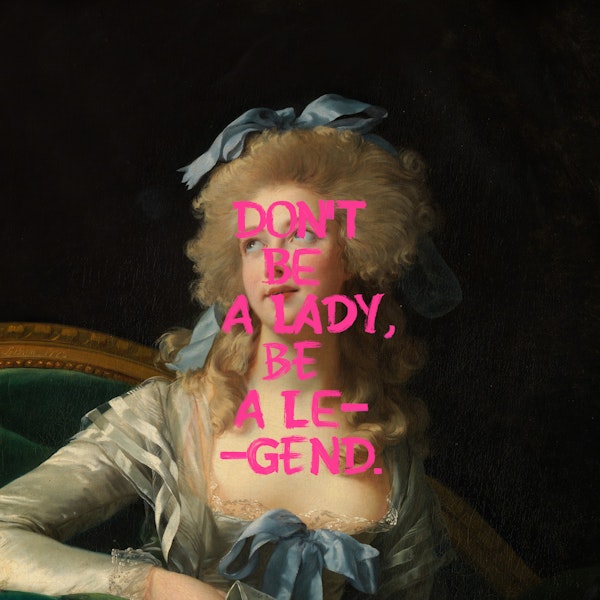 Feminist Slogan Classical Lady
