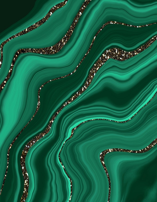 Liquid Malachite Glitter 1