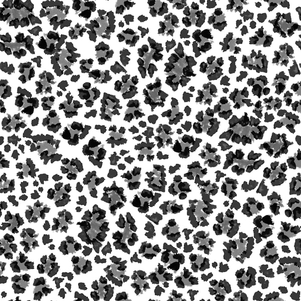 Watercolor handdrawn Leopard Spots