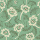 Scandi Blooms and Ladybugs Muted Sage Green