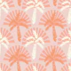 Retro Palm Beach Vibes Blush Pink