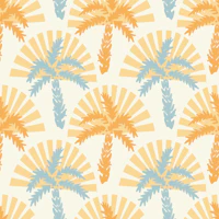 Mid Century tropical Palm wallpaper