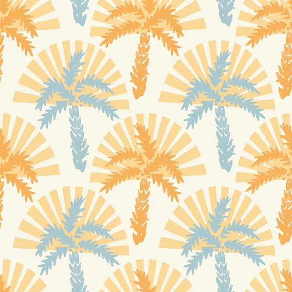 Mid Century tropical Palm