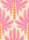 Tropical Boho Pink Palms Pink and Gold