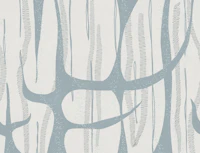 Abstract Forest neutrals calm blue tapet