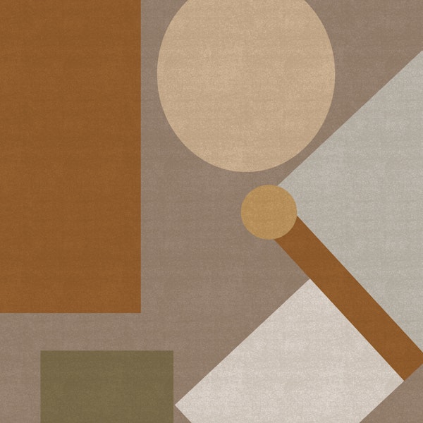 Earth Tone Bauhaus Geometry