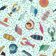 Light Blue Playful Nautical Sea Life